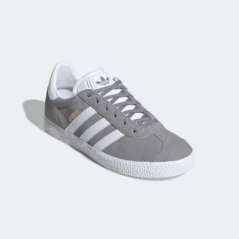 adidas Gazelle Grey Three / Cloud White / Gold Metallic (FW0716)
