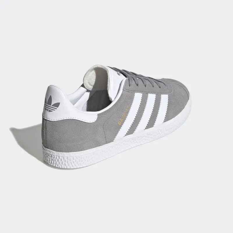adidas Gazelle Grey Three / Cloud White / Gold Metallic (FW0716)