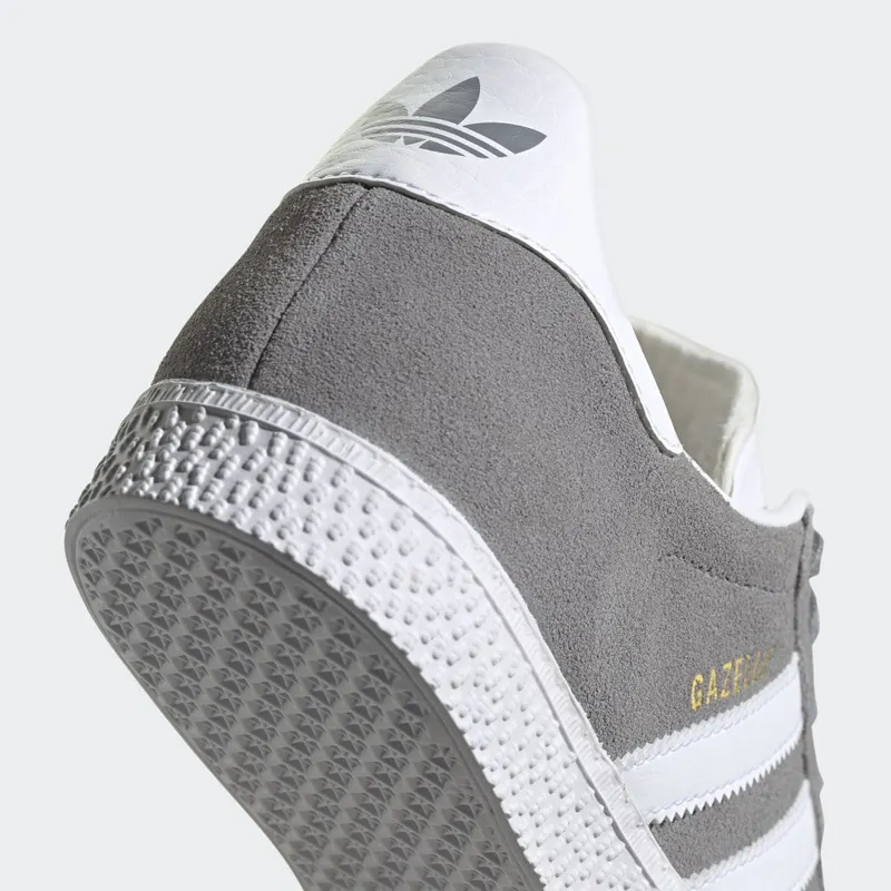 adidas Gazelle Grey Three / Cloud White / Gold Metallic (FW0716)