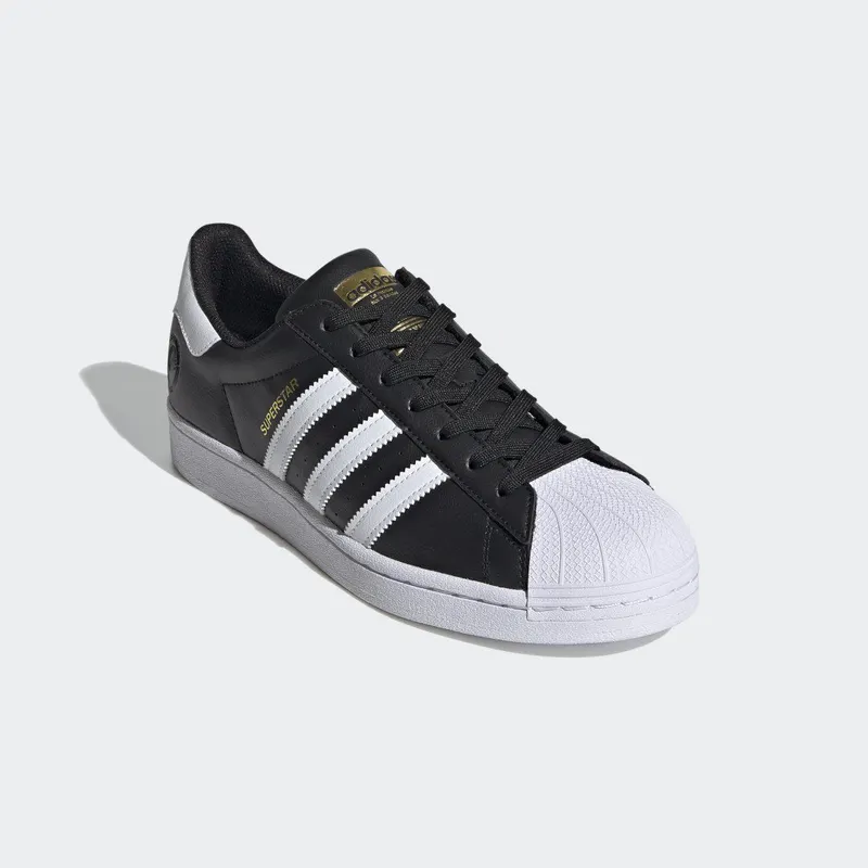 adidas Superstar Vegan Core Black / Cloud White / Gold Metallic (FW2296)