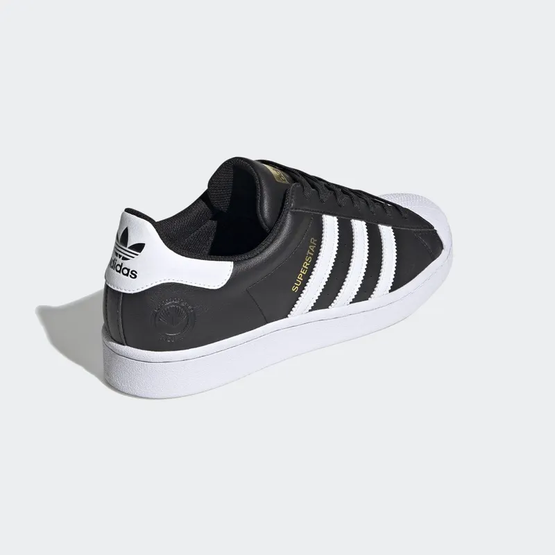 adidas Superstar Vegan Core Black / Cloud White / Gold Metallic (FW2296)