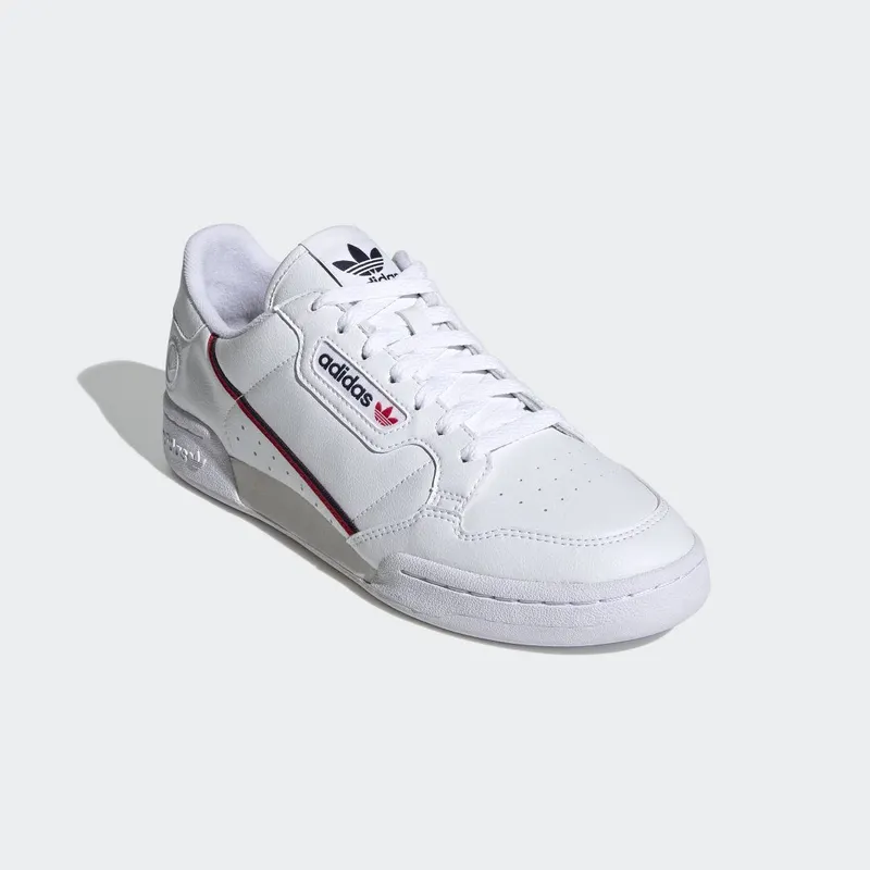 adidas Continental 80 Vegan Cloud White / Collegiate Navy / Scarlet (FW2336)