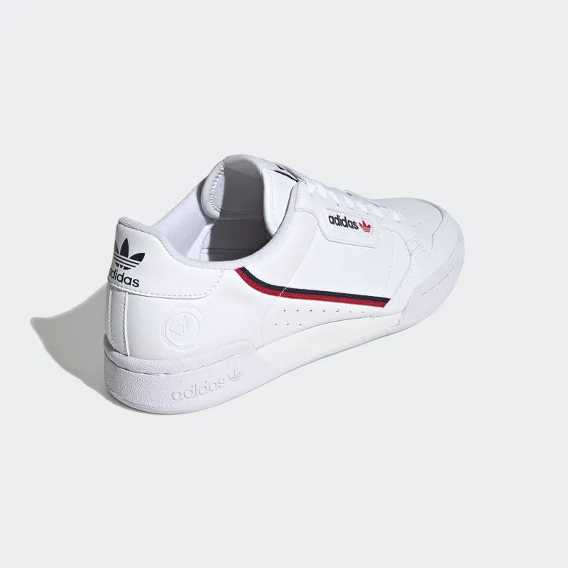 adidas Continental 80 Vegan Cloud White / Collegiate Navy / Scarlet (FW2336)