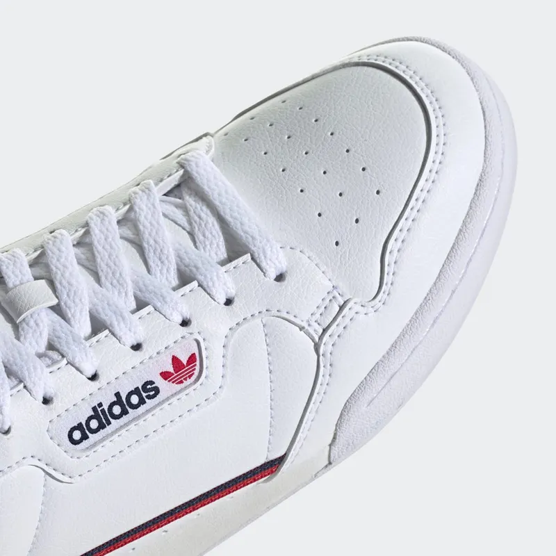 adidas Continental 80 Vegan Cloud White / Collegiate Navy / Scarlet (FW2336)