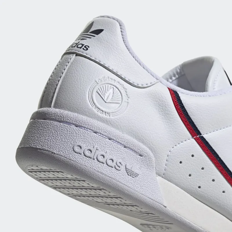 adidas Continental 80 Vegan Cloud White / Collegiate Navy / Scarlet (FW2336)
