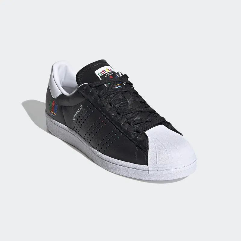 adidas Superstar Core Black / Green / Cloud White (FW5387)