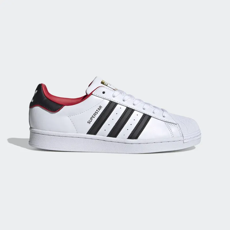 adidas SUPERSTAR Cloud White / Core Black / Scarlet (FW6384)