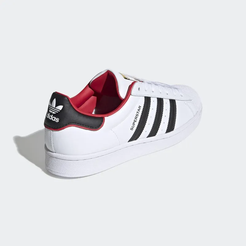 adidas SUPERSTAR Cloud White / Core Black / Scarlet (FW6384)