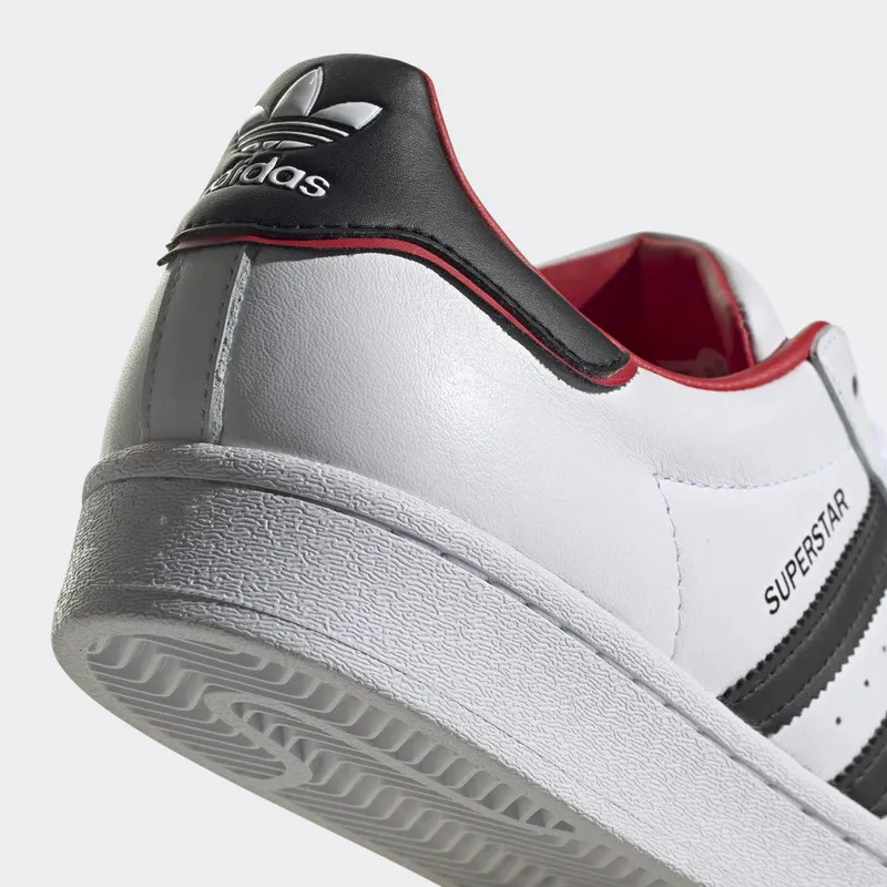 adidas SUPERSTAR Cloud White / Core Black / Scarlet (FW6384)