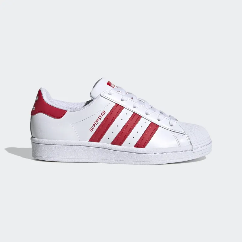 adidas Superstar Cloud White / Scarlet / Cloud White (FW8293)
