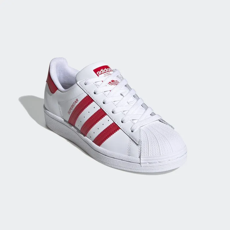adidas Superstar Cloud White / Scarlet / Cloud White (FW8293)