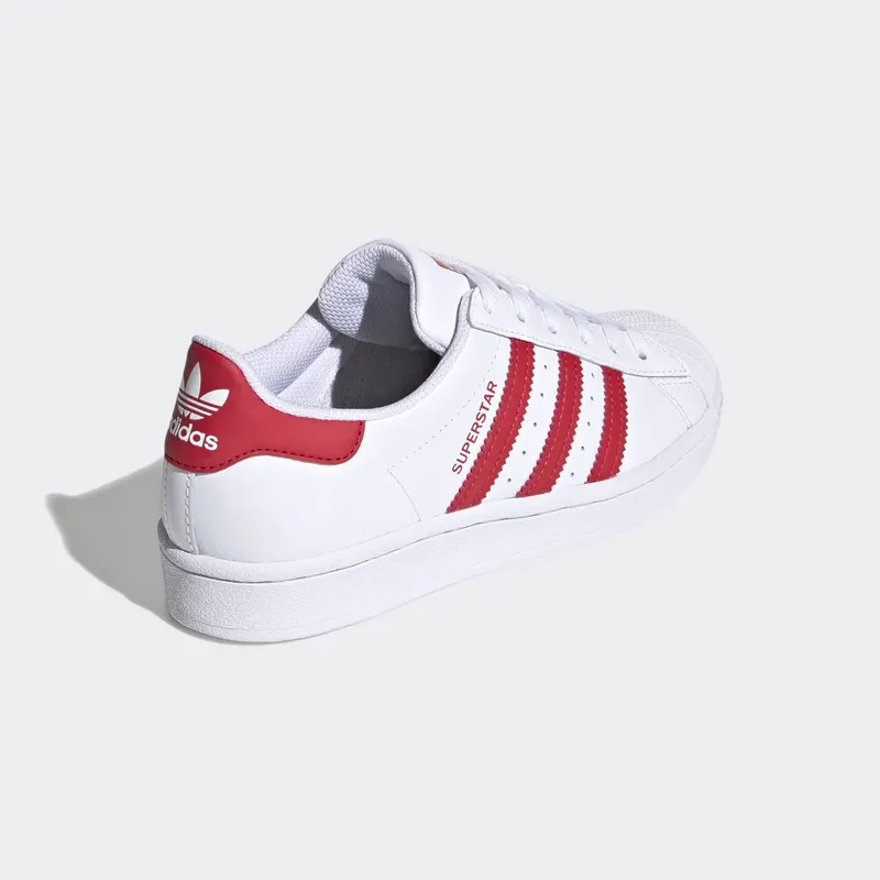 adidas Superstar Cloud White / Scarlet / Cloud White (FW8293)
