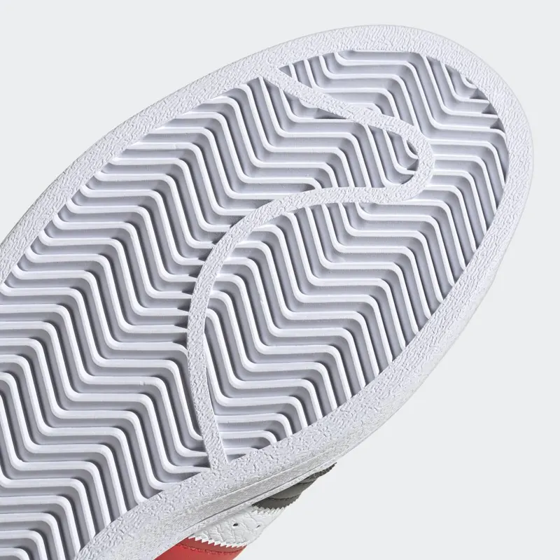 adidas SUPERSTAR Cloud White / Red / Gold Metallic (FX4356)