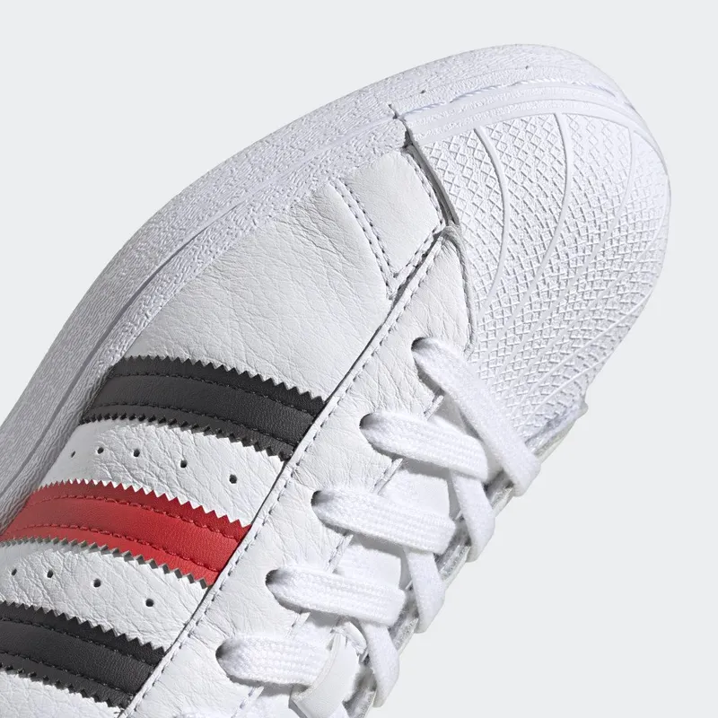 adidas SUPERSTAR Cloud White / Red / Gold Metallic (FX4356)