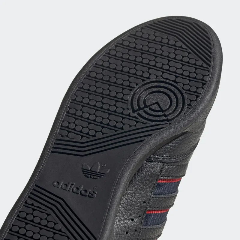 adidas Continental 80 Stripes Core Black / Collegiate Navy / Vivid Red (FX5091)