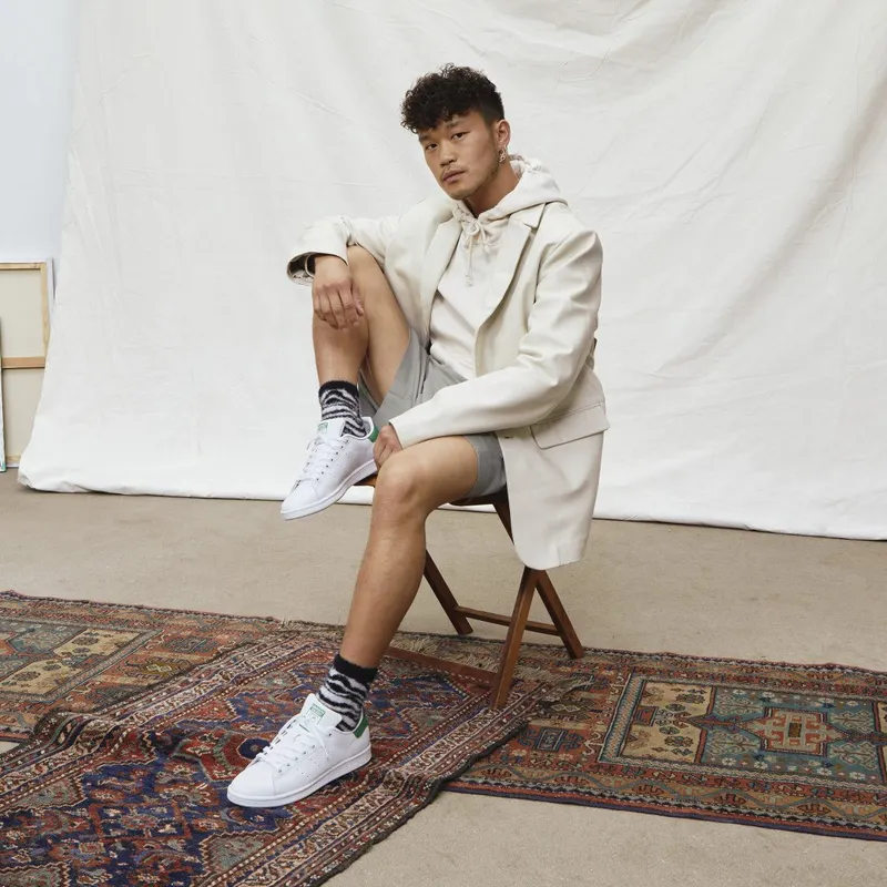 adidas Stan Smith Cloud White / Cloud White / Green (FX5502)