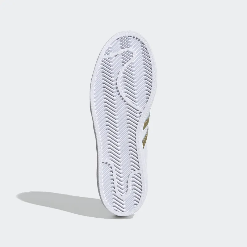 adidas Superstar Cloud White / Gold Metallic / Cloud White (FX7483)