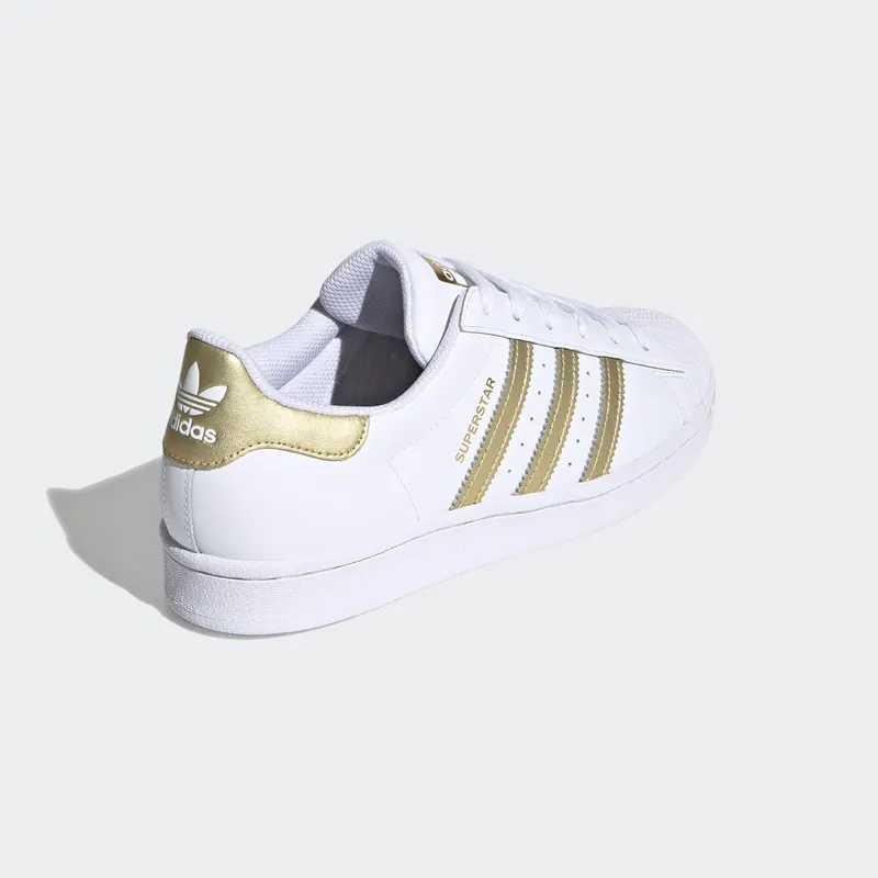 adidas Superstar Cloud White / Gold Metallic / Cloud White (FX7483)
