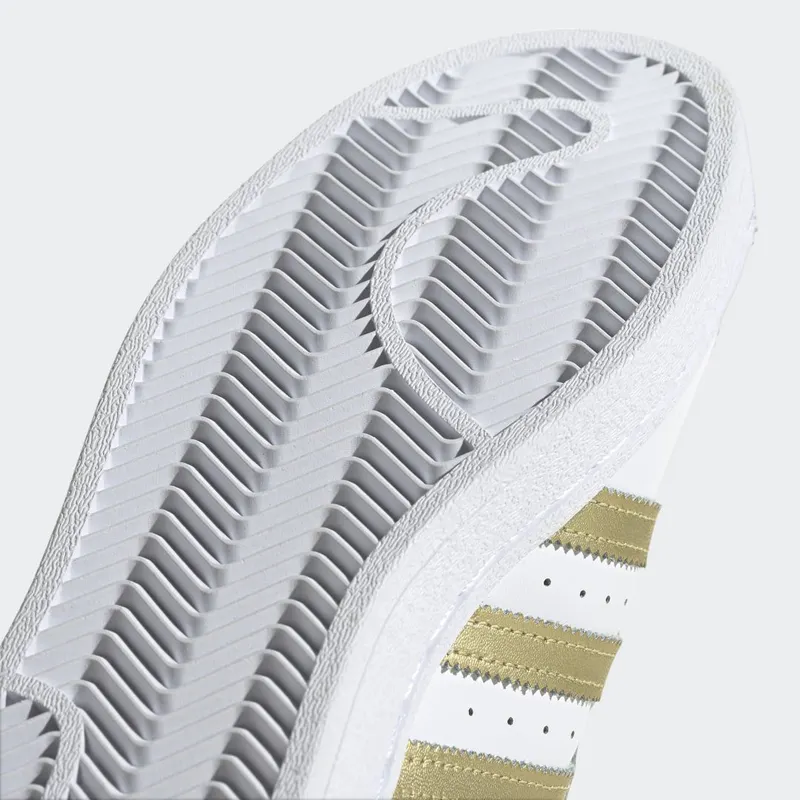 adidas Superstar Cloud White / Gold Metallic / Cloud White (FX7483)