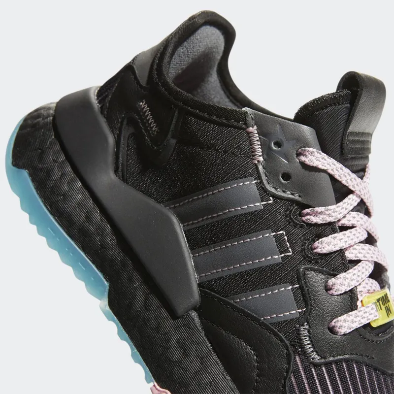 adidas Ninja Nite Jogger Core Black / Grey Five / Blue Glow (FY0176)