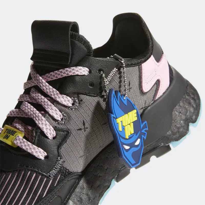adidas Ninja Nite Jogger Core Black / Grey Five / Blue Glow (FY0176)