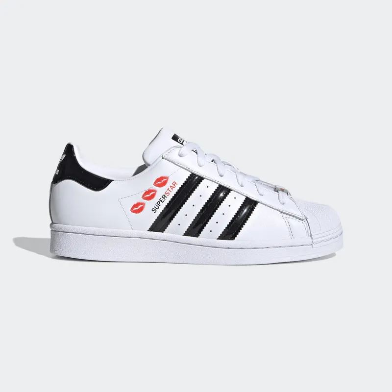 adidas SUPERSTAR W Cloud White / Core Black / Solar Red (FY0258)