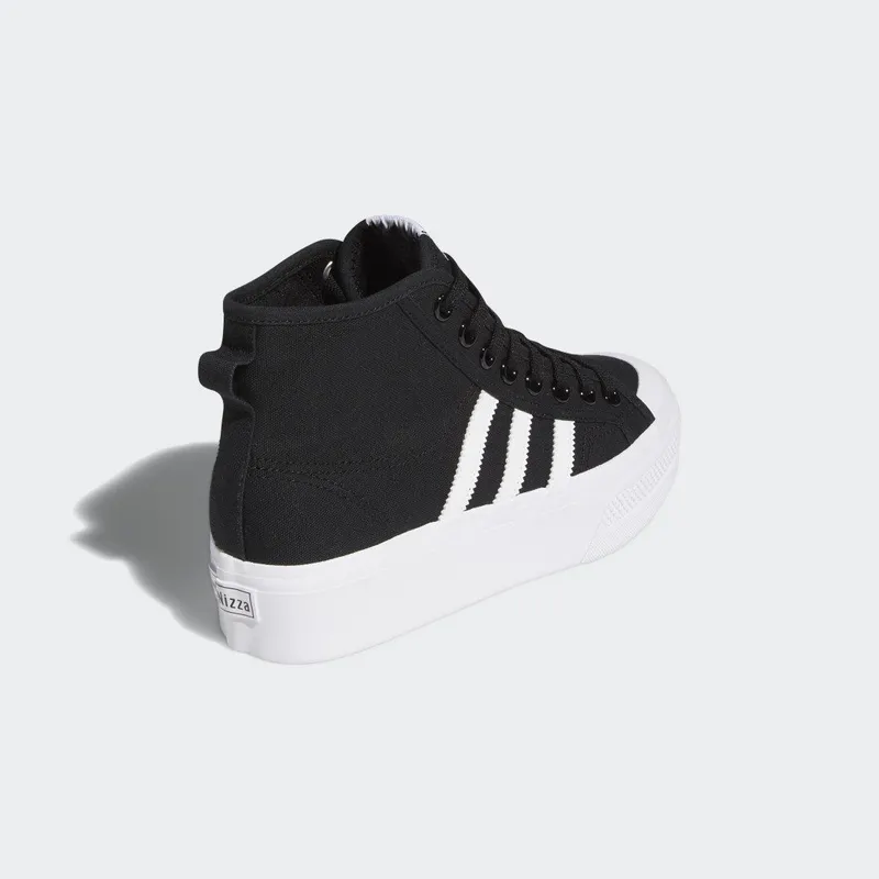 adidas Nizza Platform Mid Core Black / Cloud White / Cloud White (FY2783)