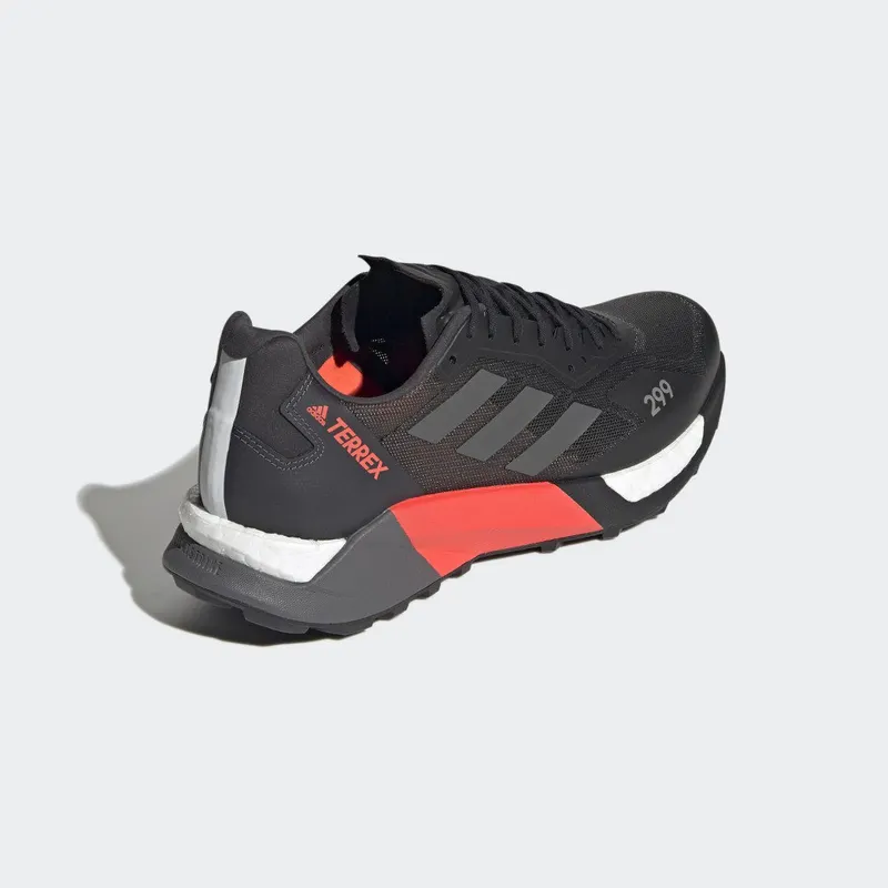 adidas Terrex Agravic Ultra Trail Running Core Black / Grey Five / Solar Red (FY7628)