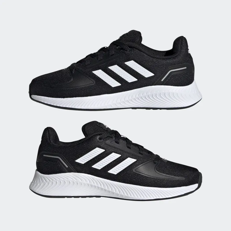 adidas Runfalcon 2.0 Core Black / Cloud White / Silver Metallic (FY9495)