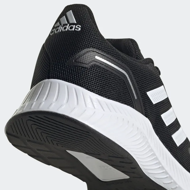 adidas Runfalcon 2.0 Core Black / Cloud White / Silver Metallic (FY9495)