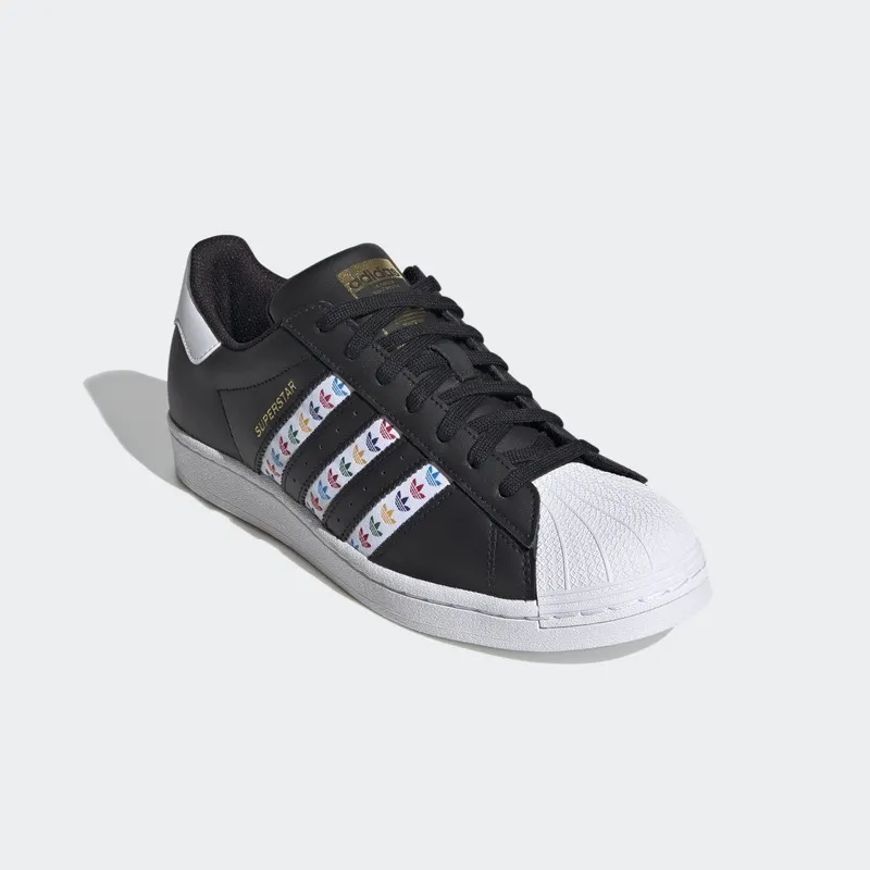 adidas SUPERSTAR Core Black / Cloud White / Gold Metallic (FZ0058)