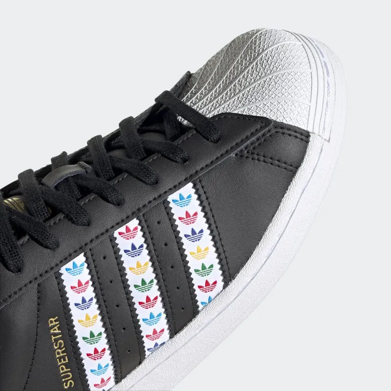 adidas SUPERSTAR Core Black / Cloud White / Gold Metallic (FZ0058)