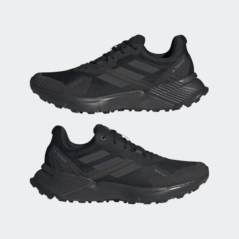 adidas Terrex Soulstride RAIN.RDY Trail Running Core Black / Carbon / Grey Six (FZ3036)
