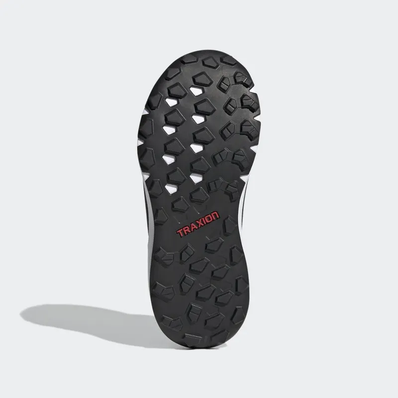 adidas Terrex Agravic Flow Primegreen Trail Running Core Black / Dgh Solid Grey / Solar Red (FZ3319)