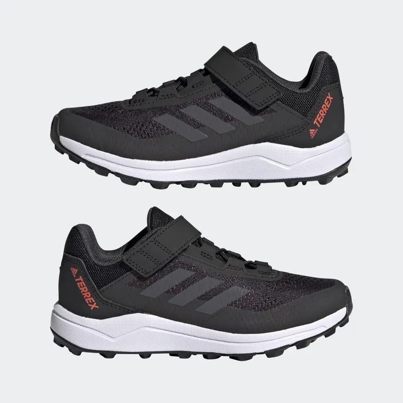 adidas Terrex Agravic Flow Primegreen Trail Running Core Black / Dgh Solid Grey / Solar Red (FZ3319)
