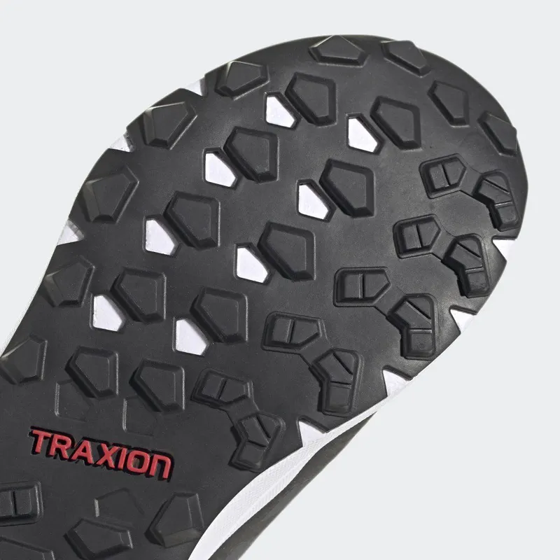 adidas Terrex Agravic Flow Primegreen Trail Running Core Black / Dgh Solid Grey / Solar Red (FZ3319)
