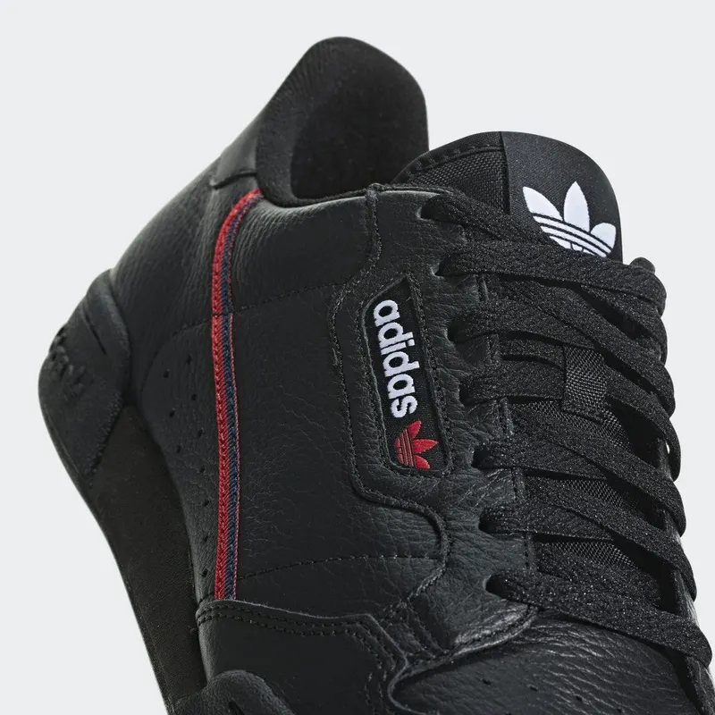 adidas Continental 80 Core Black / Scarlet / Collegiate Navy (G27707)