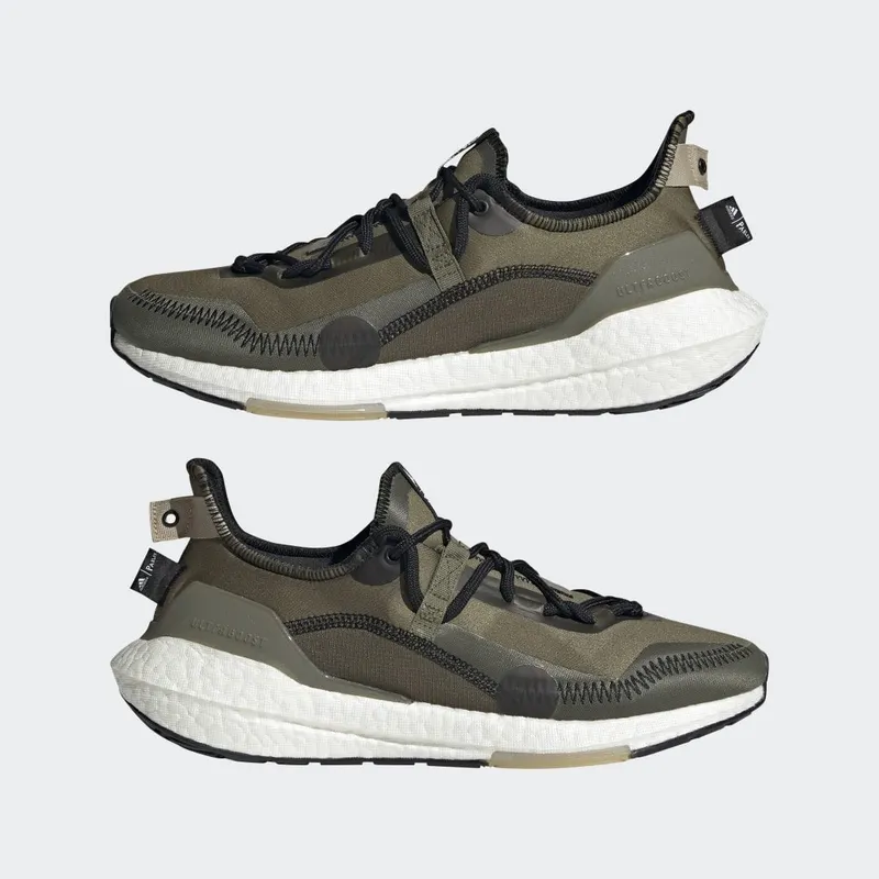 adidas Ultraboost 21 x Parley Focus Olive / Core Black / Orbit Green (G55649)