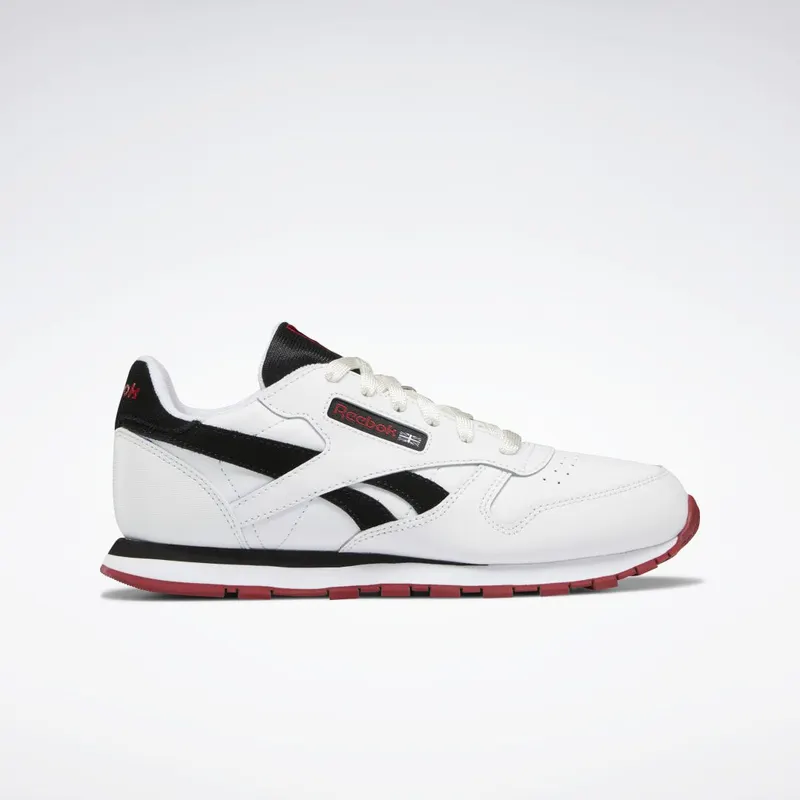 Reebok Classic Leather Schoenen Cloud White / Core Black / Flash Red