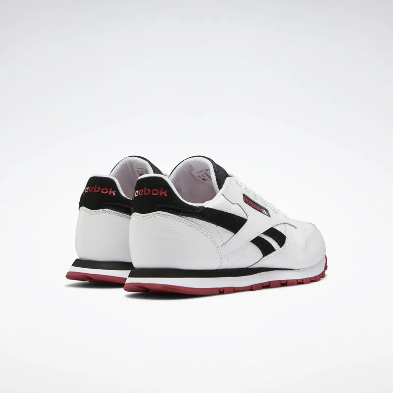 Reebok Classic Leather Schoenen Cloud White / Core Black / Flash Red