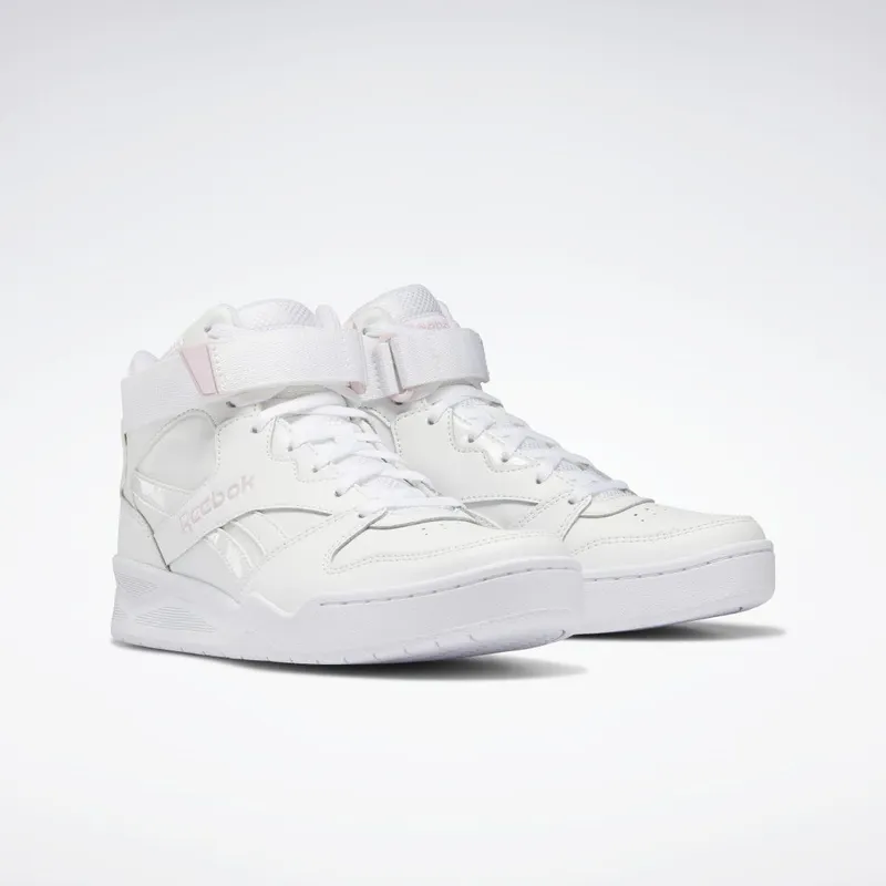 Reebok Royal BB4500 Hi-Strap Schoenen Cloud White / Frost Berry / Quartz Met
