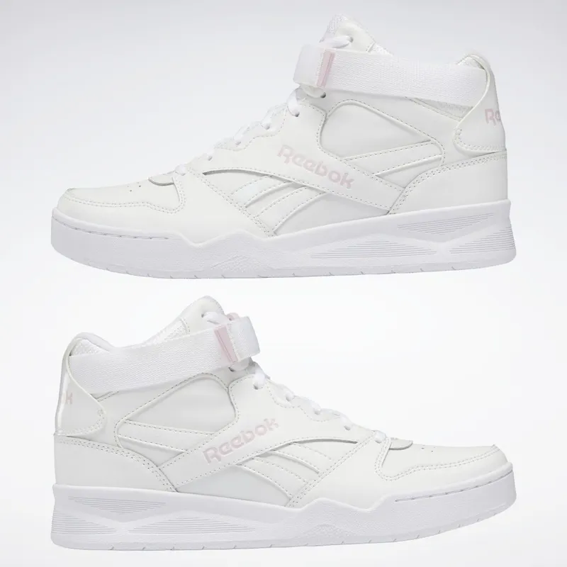 Reebok Royal BB4500 Hi-Strap Schoenen Cloud White / Frost Berry / Quartz Met