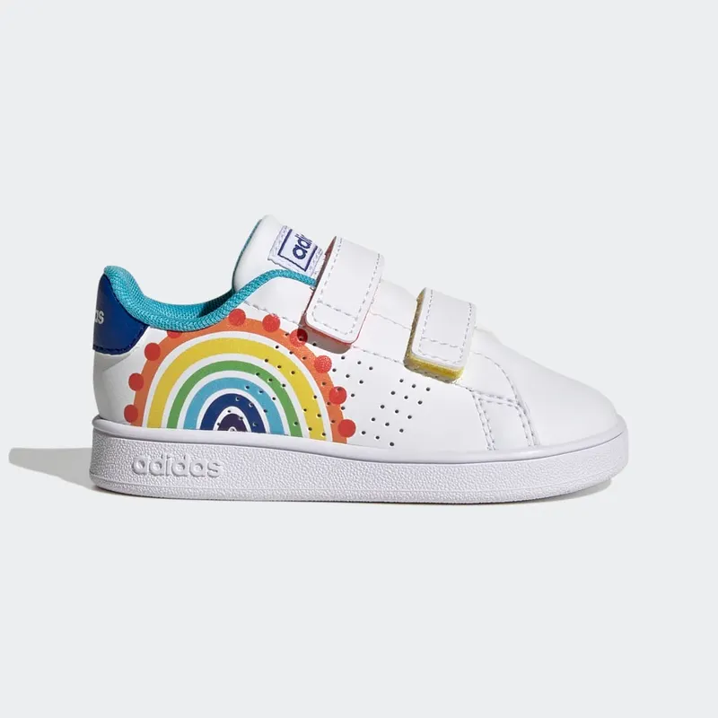 adidas Advantage Lifestyle Court Cloud White / Royal Blue / Bright Cyan (GV6825)
