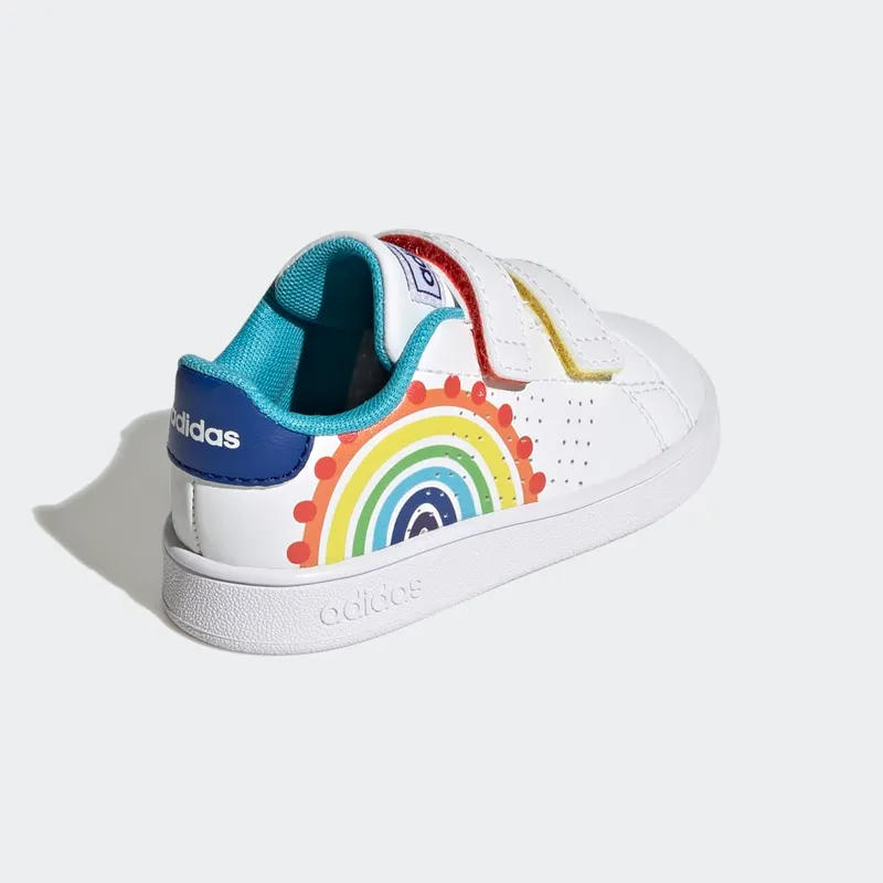 adidas Advantage Lifestyle Court Cloud White / Royal Blue / Bright Cyan (GV6825)