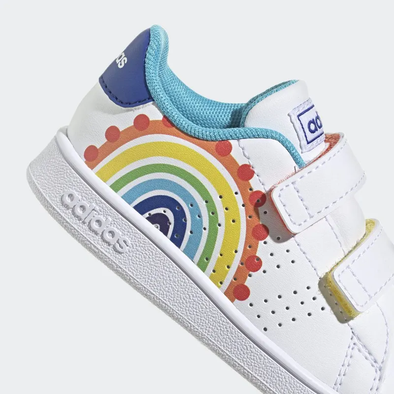 adidas Advantage Lifestyle Court Cloud White / Royal Blue / Bright Cyan (GV6825)