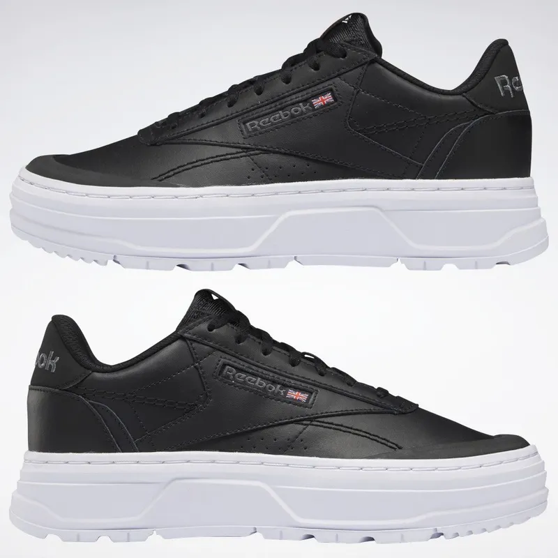 Reebok Club C Double GEO Schoenen Core Black / Core Black / Cloud White