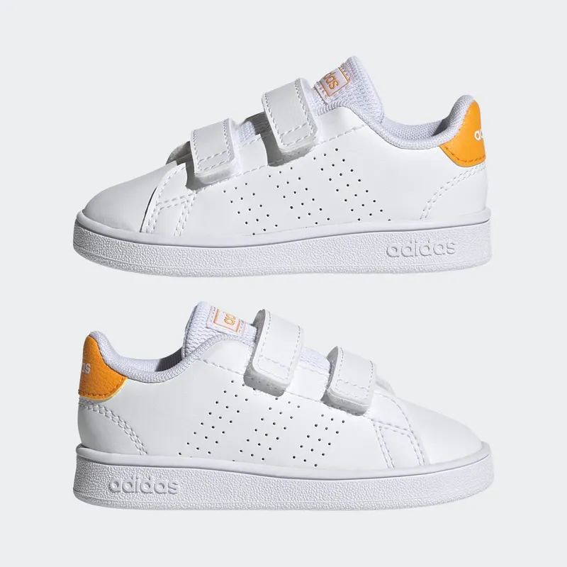 adidas Advantage Cloud White / Cloud White / Orange Rush (GW0452)
