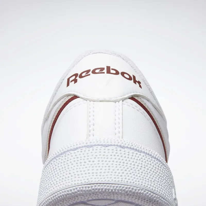 Reebok Club C 85 Vegan Schoenen Cloud White / Stucco / Red Ember