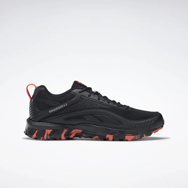 Reebok Ridgerider 6 Schoenen Core Black / Pure Grey 8 / Orange Flare