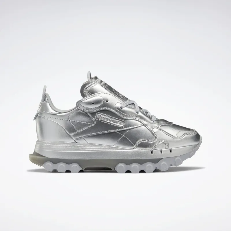 Reebok Cardi B Classic Leather Schoenen Silver Metallic / Silver Metallic / Pewter